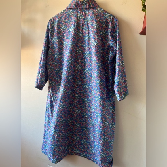 49th Apparel Floral Button Up Boyfriend Nightshirt XS GUC - Picture 5 of 13